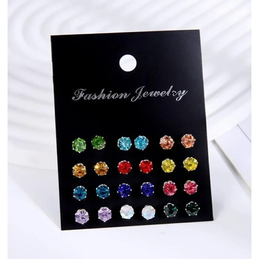 Multicolored Earring Set - Picture 2 of 4